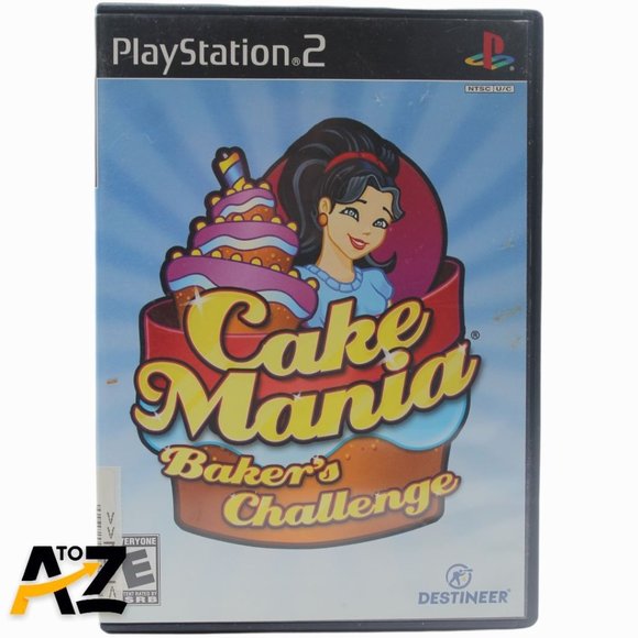 Cake Mania: Baker's Challenge (Sony PlayStation 2 2008) Complete w/ Manual EUC